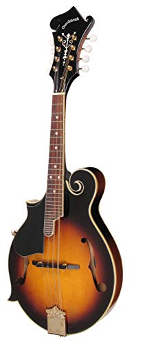 Oscar Schmidt OM40LH Left Handed F-Style Mandolin, Tobacco Sunburst Lefty