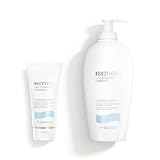 BIOTHERM Set Lait Corporel L'Original 400ml + 50ml, feuchtigkeitsspendende Körperlotion mit Life Plankton für geschmeidige Haut, sanfte Körperpflege mit Zitrusduft, Bodylotion für trockene Haut