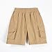 Boys Cargo Shorts Summer Casual Comfy Quick Dry Elastic Waist Shorts Kids Loose Fit Fashion Shorty Running Trousers