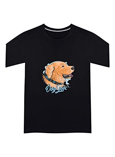 Image of CreativiT Graphic Printed T-Shirt for Unisex Dog Lovers Tshirt | Casual Half Sleeve Round Neck T-Shirt | 100% Cotton | D00663-64
