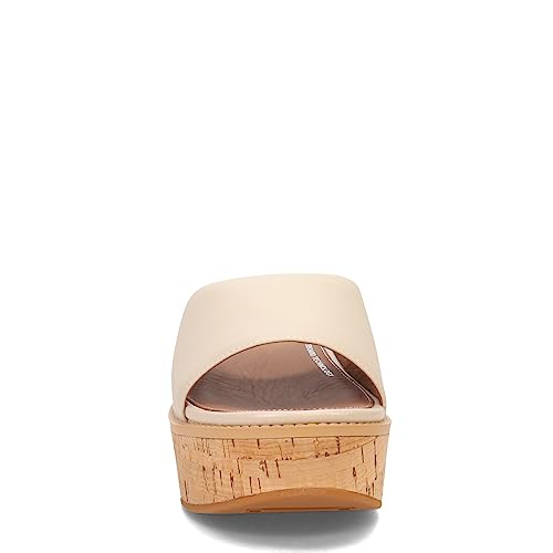 FitFlop Women's Eloise Cork-WRAP Suede Wedge Slides3