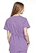 Cherokee Women's Workwear Scrubs Tie Back Mock Wrap Tunic, Orchid, Medium