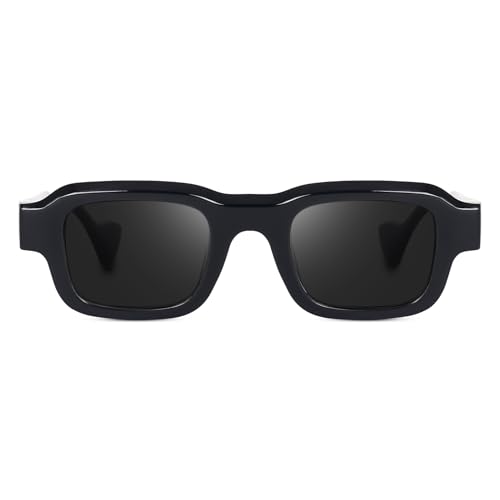 Image of Peter Jones Lenses Unisex Broad Frame Square UV /UB Protected Non-Polarized Sunglasses Medium (3809)