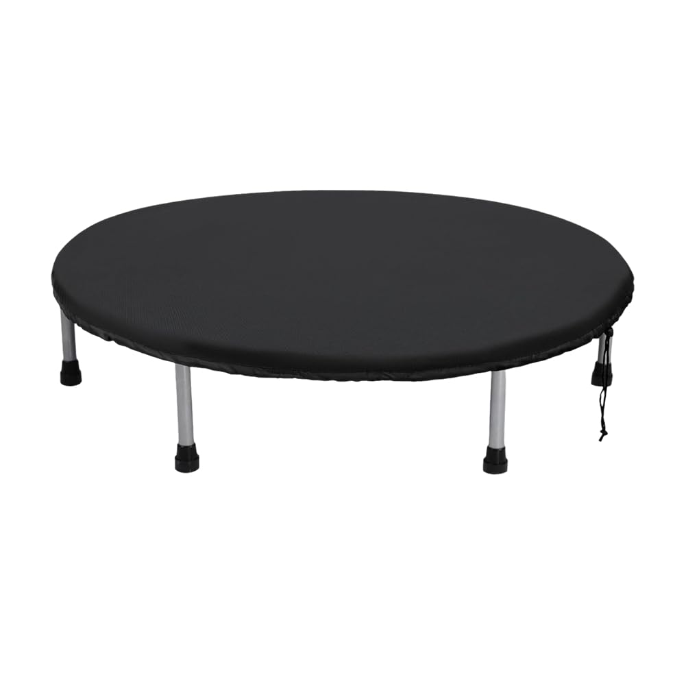 AILIMIAO Mini Trampoline Cover, Waterproof, Nylon, Black, 102x11cm