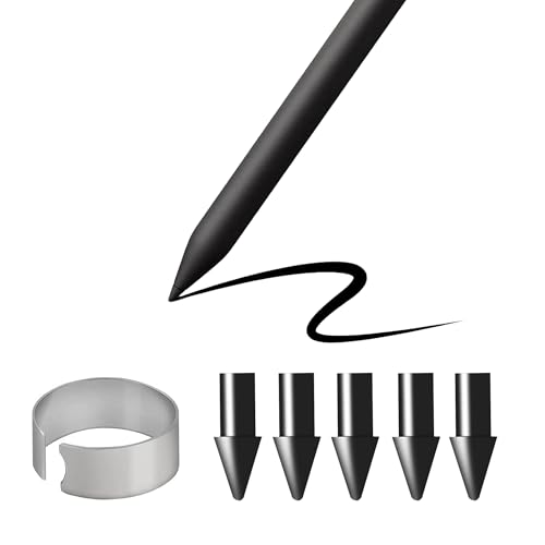 5 Pezzi Originale Punte di Ricambio per reMarkable Paper Pro 11.8 2024 Penna Più Duraturo Controllo Preciso Amichevole Scherm Bianco