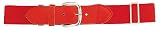 Martin Sports Single (1) Baseball/Softball Pant Adjustable Youth Belts, 1.25" Wide (Red)