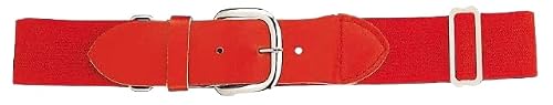 Martin Sports Single (1) Baseball/Softball Pant Adjustable Youth Belts, 1.25" Wide (Red) #TOP8