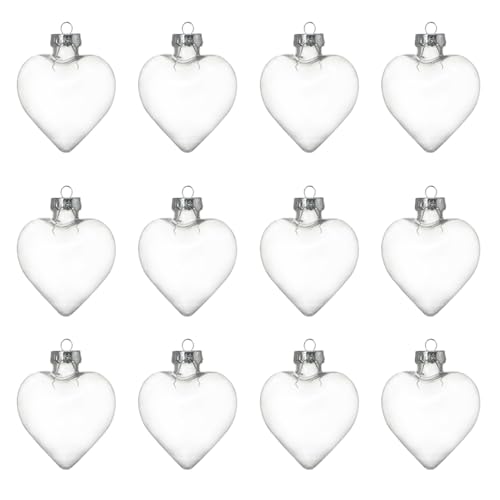 Boules en plastique transparent en cœur de qualité supérieure - 6