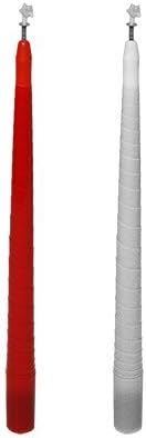 Color Changing and Vanishing Candles (red to white)