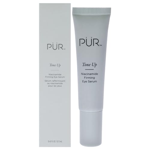Tone Up Niacinamide Firming Eye Serum by Pur Cosmetics for Women - 0.42 oz Serum, Cranberry, 12.39 ml (Pack of 1)