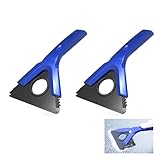 aninako 車用雪かき アイススクレーパー スノースクレーパー 2個セット 霜取り 雪かき フロントガラス 結氷 雪落とし 軽量 雪対策 住宅窓も適用 小型便利な雪対策品