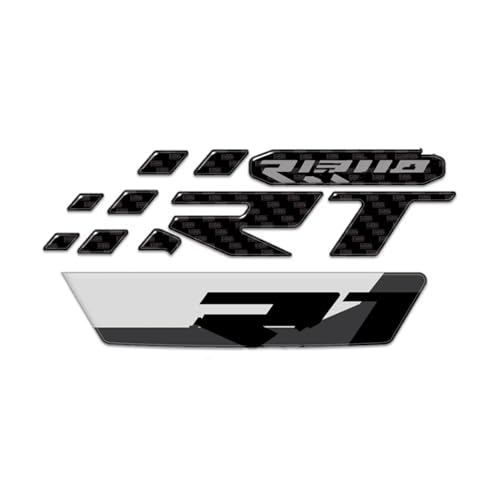Autocollant de carénage avant moto aspect carbone 3D gel étanche haute finition R1300
