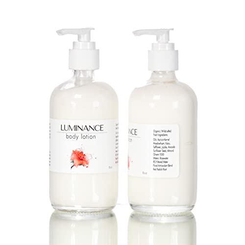 Luminance Skincare Body Lotion | Organic | Vegan | Non-Toxic | Non-Synthetic | |Deeply Placed Moisture | Freshly Made, Shipped Daily | All Who Touch Your Body Will Smile, You To.