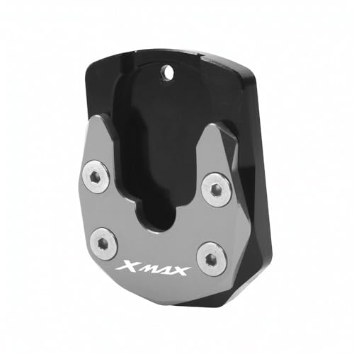 オートバイキックスタンド足側スタンド拡張パッドサポートプレート XMAX 125 300 250 XMAX250 XMAX125 XMAX300 2017-2023(Titanium)
