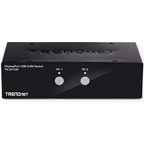 Image of TRENDnet 2-Port DisplayPort KVM Switch,TK-241DP