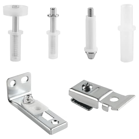 6 Pcs Stainless Steel Bi-Fold Door Repair Kit Cover