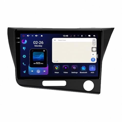 Carplay portátil para viajes en Honda CR-Z con mapas en tiempo real y música por bluetooth