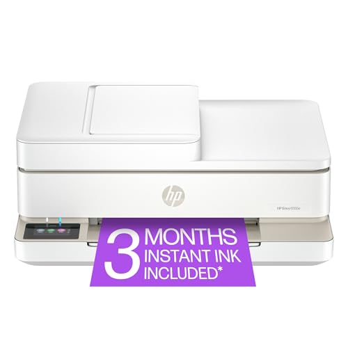 HP Envy 6555e Wireless All-in-One Color Inkjet Printer, Portobello, Print, scan, copy, Duplex...
