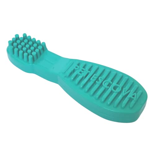 Pet Games Mordedor Funcional Super Resistente Em Nylon Para Cães De Pequeno Porte - Pet Escova P Verde Água
