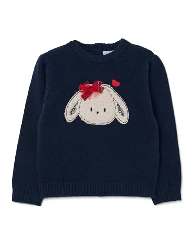 Questo maglione da bimba della linea Fagottino è realizzato in misto acrilico, poliestere e poliammide, perfetto per i più piccoli tra i 9 e i 36 mesi