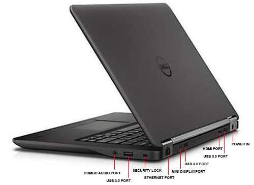 Dell Latitude E7450 Ultrabook - 14-inch Full HD (1920x1080) Intel Core i5-5300U 8GB 256GB SSD HDMI WebCam WiFi Windows 10 Pro 64-Bit Laptop (Renewed) - Image 2