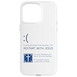 If Your Life Seems To Be Crashing, Just Restart with JESUS スマホケース iPhone 15 Pro Max 用