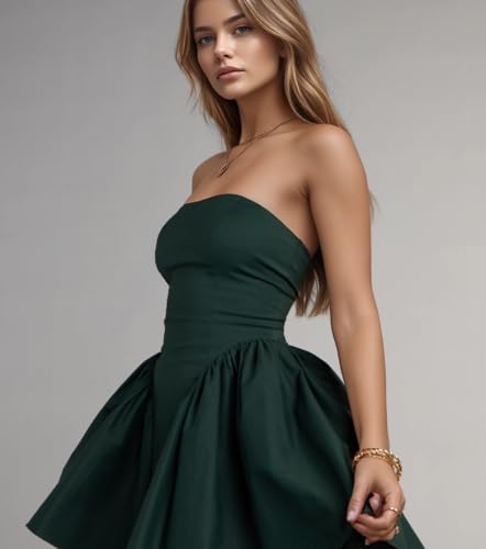 Satin Short Homecoming Dresses 2025 Strapless Mini Dress Sexy for Prom Formal Dresses for Wedding Guest2