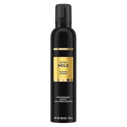 Extra Hold Hair Mousse 24H Touchable Hold & Volume All Hair, 10.5 oz (Pack of 1)
