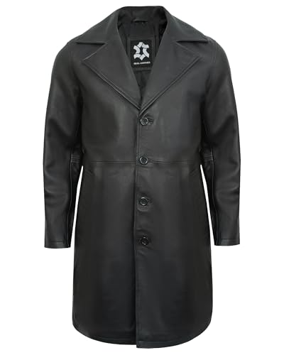 Leather Jacket Men - Real Lambskin Carcoat Style Vintage Men's Leather Coats3