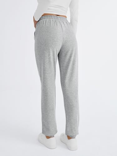 Automet Automet Baggy Sweatpants For Women With Pockets-Lounge Womens Pajams Pants-Womens Cinch Bottoms Joggers For Yoga Workout Grey M thumb #3