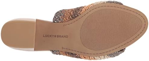 Lucky Brand Women's Nanssi Mule Sandal, Natural Multi, 8.5 | Image 3