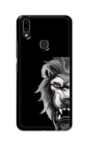 Image of PRINTFIDAA Printed Hard Back Cover Case for Vivo V9 | V9 Youth | Vivo Z1 | Vivo Y89 Back Cover (Angry Lion) -112