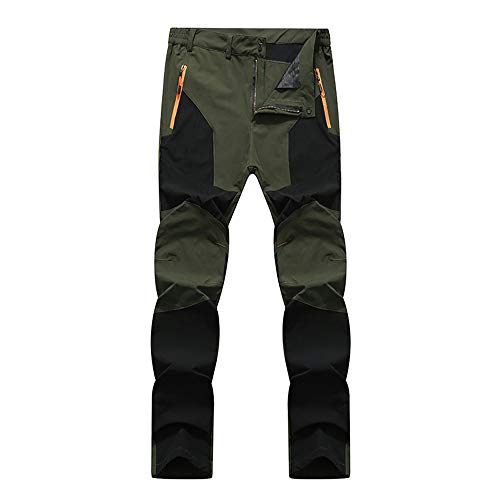 Pantalon grande taille homme imperméable contre la pluie en randonnée