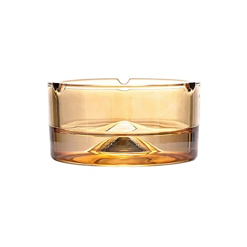 LBRYVTCE Posacenere per la casa Posacenere in Vetro Cassetto di Cenere Posacenere Set da tavola di Sigaretta Top Ash Tray Posacenere da Esterno for Interni Posacenere a casa(B)