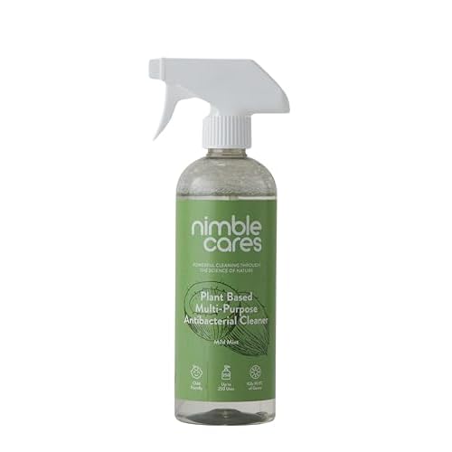 Nimble Cares Plant Based Multi-Purpose Antibacterial Cleaner Mild Mint 250 Uses – 500ml