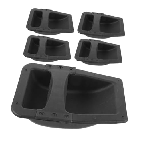 Abaodam 5pcs Speaker Side Handle Replacement for Audio Equipment Plastic Design for Stage Use Comfortable Grip for for Amplifiers and Speaker Cases