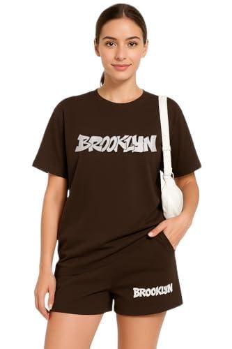 my swag Co Ord Set for Womens Casual Half T-Shirt & Shorts Printed Loose Fit Cotton Cord Set for Womens & Girl-picture-11