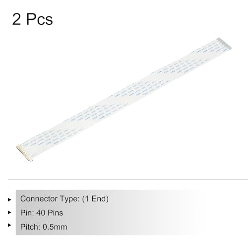 MECCANIXITY Cable Flexible Plano 40 Pines B-Type 250mm miniatura 3