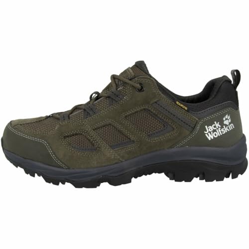 Jack Wolfskin Men's Vojo 3 Texapore Low M Hiking Boot, Khaki Phantom, 9