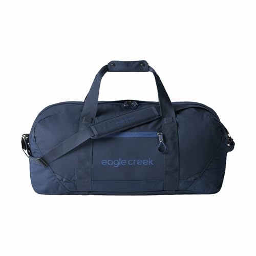 Eagle Creek No Matter What Duffel Bag - Eco Friendly Duffel for Sustainable Travel - Adjustable Shoulder Strap - Multiple Carry Options - Easy to Store - Atlantic Blue - 40L2