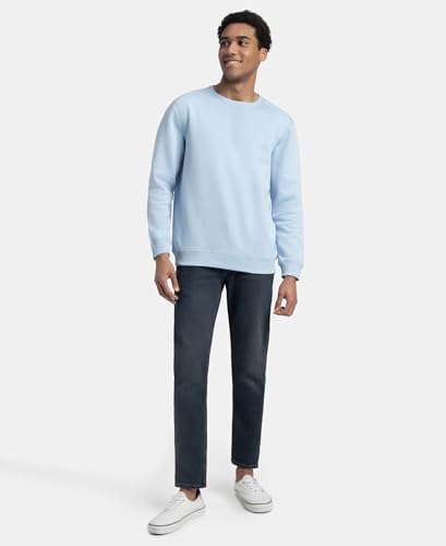 Image of Jockey US92 Men Super Combed Cotton Rich Fleece Sweatshirt with StayWarm Technology