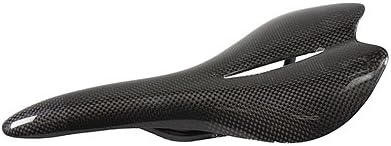 JRFOTO Carbon Fiber Mountain Bike Seat Saddle Seat Black + Grey 11" Total weigh 3.9oz SA10