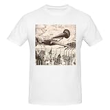 Neutral Music Milk and Hotel Shirt Men's Pure Cotton Short Sleeved T-Shirt SoftT-Shirt Small White