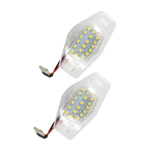 Piloto de matrícula compatible con Acura MDX 2007-2013 luces traseras de coche 2 uds