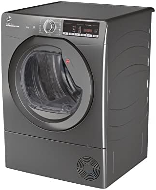 Hoover HLEC8TRGR 8KG Condenser Freestanding Tumble Dryer - Graphite - Sensor Dry -