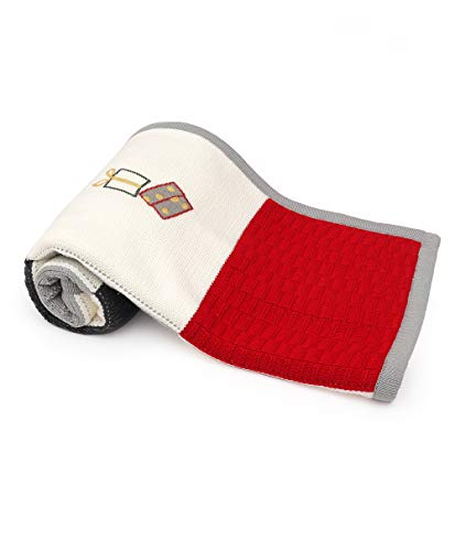 Image of Mi Arcus Christmas Knitted Dual Layer Sherpa Heavy Winter Warm Blanket 0-12 M- Multi
