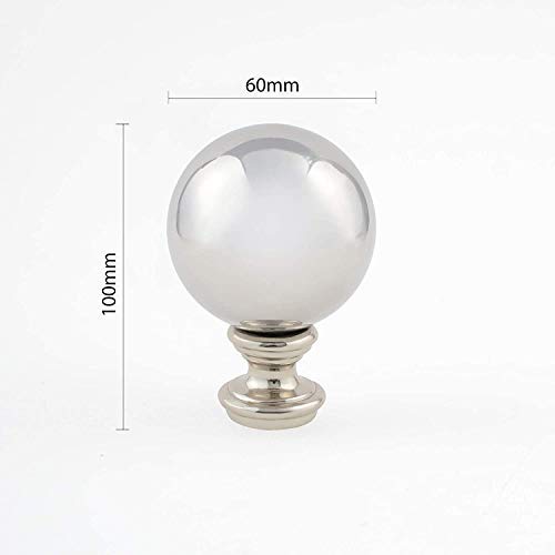 Image of Deco Window 2 Pcs 3 /4 Inch Adjustable Nickel Curtain Rod for Windows & Doors with Ball Finials & Brackets Set - 72 inch to 144 inch