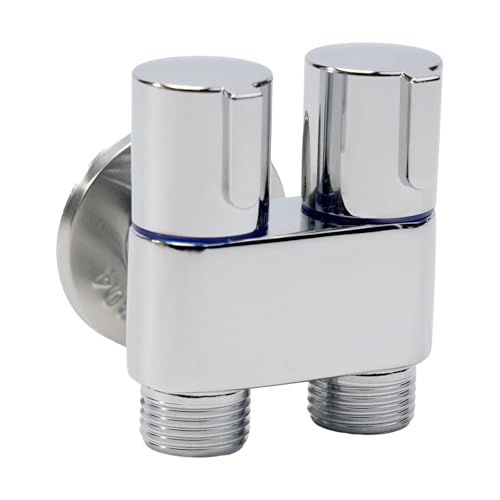 Vanne d'angle de remplissage haut de gamme finition chromée Silver - 3
