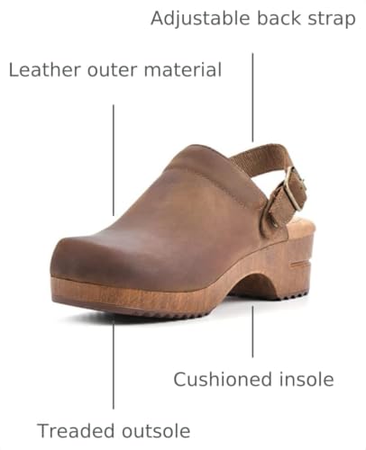 Image of WHITE MOUNTAIN Shoes Being Leather Footbeds Clog