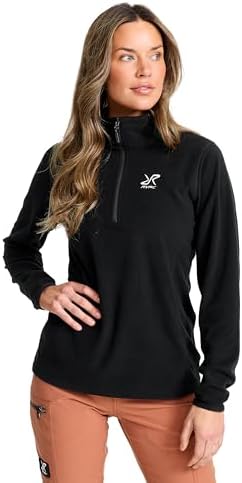RevolutionRace Hiker Half-Zip Fleece für Damen, Leichter und elastischer Fleece mit halbem Reißverschluss